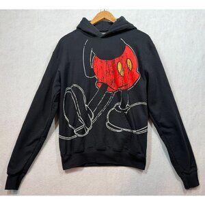 Disney Parks Hoodie Mickey Mouse Graphic Print Ears Hood Sweatshirt Adult Medium